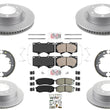 Coated Disc Brake Rotors Pads Hardware Brake For Toyota 4 Runner GX460 2010-2022