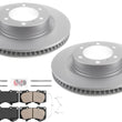 Coated Disc Brake Rotors Pads Hardware Brake For Toyota 4 Runner GX460 2010-2022