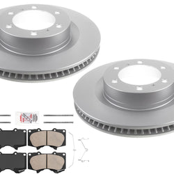 Coated Disc Brake Rotors Pads Hardware Brake For Toyota 4 Runner GX460 2010-2022