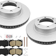 Frt Coated Disc Brake Rotors Brake Pads Hardware Brake For FJ Cruiser 2007-2014