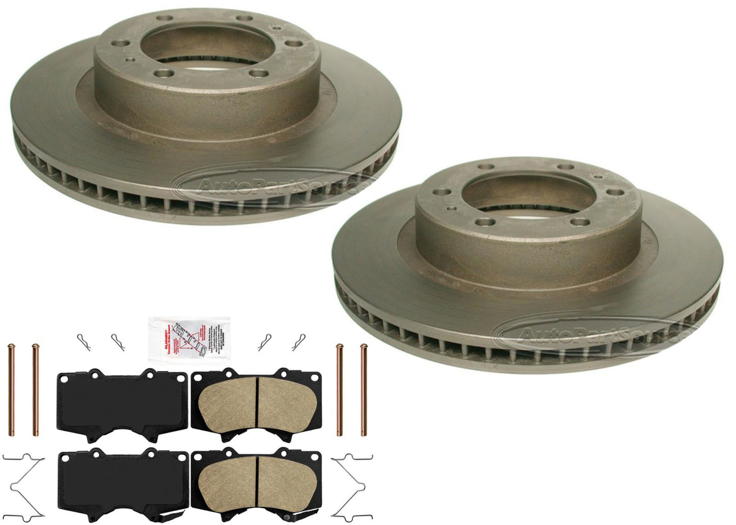 Freno de hardware de pastillas de freno de rotores de freno de disco Frt Performance para FJ Cruiser 07-14