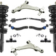 Front Struts Control Arms Tie Rods & Ball Joints For IS250 06-13 All Wheel Drive