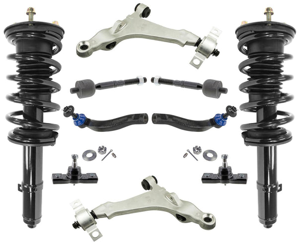 Front Struts Control Arms Tie Rods & Ball Joints For IS250 06-13 All Wheel Drive