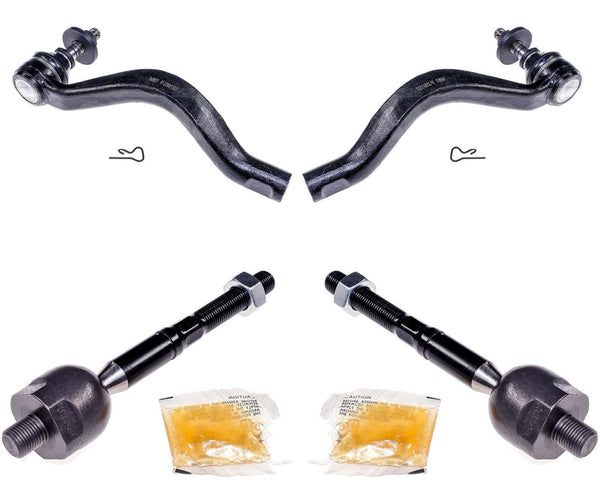 Front Left & Right Inner & Outer Tie Rods For Lexus IS300 16-21 All Wheel Drive