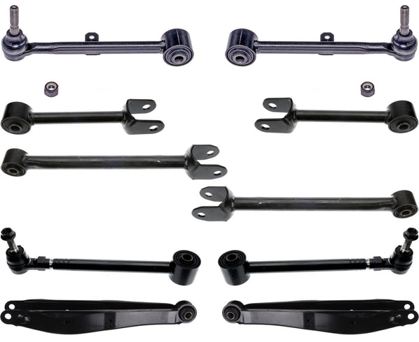 Rear Upper and Lower Control Arms W/ Bushings For Lexus IS250 IS350 2006-2013