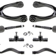 Upper Control Arms Tie Rods & Ball Joints For Lexus GS350 07-11 All Wheel Drive