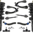 Front Struts Control Arms Tie Rods Ball Joints For IS350 11-13 All Wheel Drive