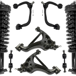 Front Strut Upper & Lower Control Arms & Links For Ford Expedition 2014-2017