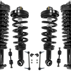 Front & Rear Complete Strut W/ Coil Springs & Links For Ford Expedition 14-2017