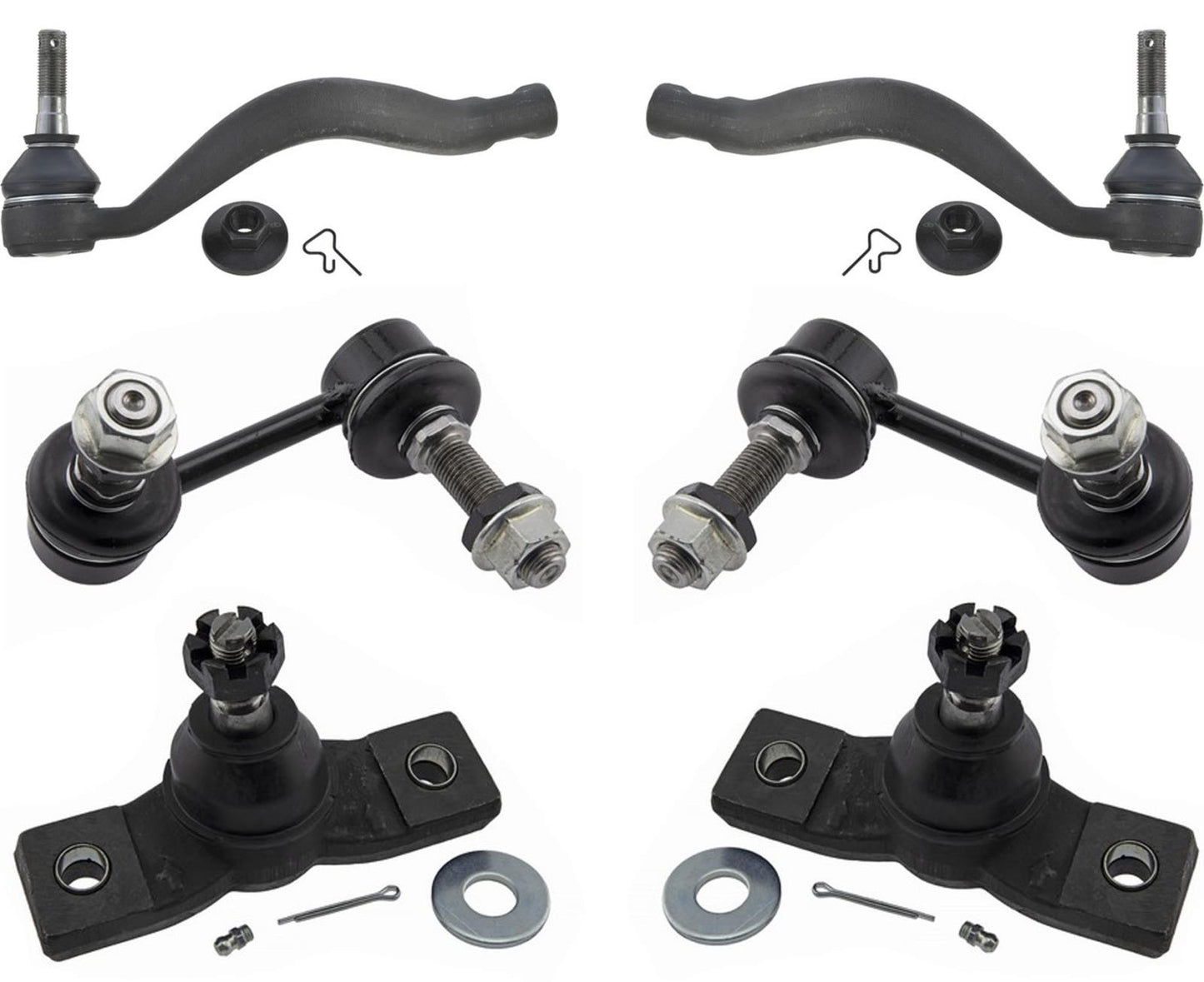 For 06-15 IS250 All Wheel Drive 11-2021 IS350 All Wheel Drive Tie Rods BJ Links
