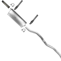 For Chevrolet S10 Pick Up V6 88-91 Rear Wheel Drive Weld on Muffler & Tail Pipe