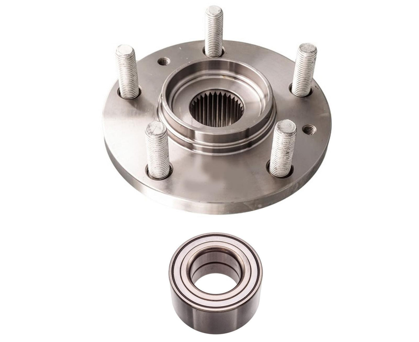 Front Wheel Hub and Wheel Bearings for 2007-2015 Mazda CX9 CX-9 TD11-33-060