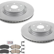 For Subaru Forester 2019-2022 Frt Coated Disc Brake Rotors Brake Pads Hardware