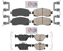 For Subaru Forester 2019-2022 AmeriPro Premium Ceramic Disc Brake Pads Hardware