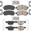 For Subaru Forester 2019-2022 AmeriPro Premium Ceramic Disc Brake Pads Hardware