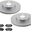 GEO Coated Disc Brake Rotors & Ceramic Disc Brake Pads For Yaris iA 2019-2020