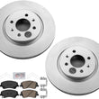 Ft Coated Improved Performance Disc Brake Rotors Pads for Hyundai Accent 18-22