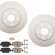Front Coated Disc Brake Rotors Disc Brake Pads For Buick Envision 2019-2020