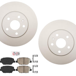 Front Coated Disc Brake Rotors Disc Brake Pads For Buick Envision 2019-2020