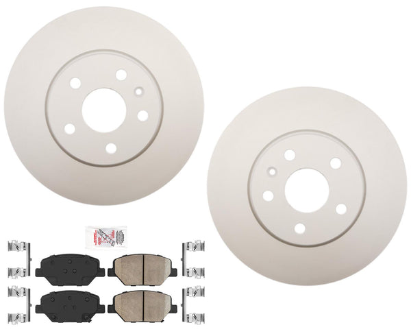 Front Coated Disc Brake Rotors Disc Brake Pads For Buick Envision 2019-2020