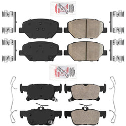 Para Buick Envision 2019-2020 Pastillas de freno de disco de cerámica AmeriPro delanteras y traseras
