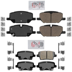 Front & Rear AmeriPro Premium Ceramic Brake Pads For Buick Envision 2021-2023