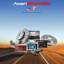 Front Coated Brake Rotors & Disc Brake Pads For Chevrolet Colorado 2021-2022