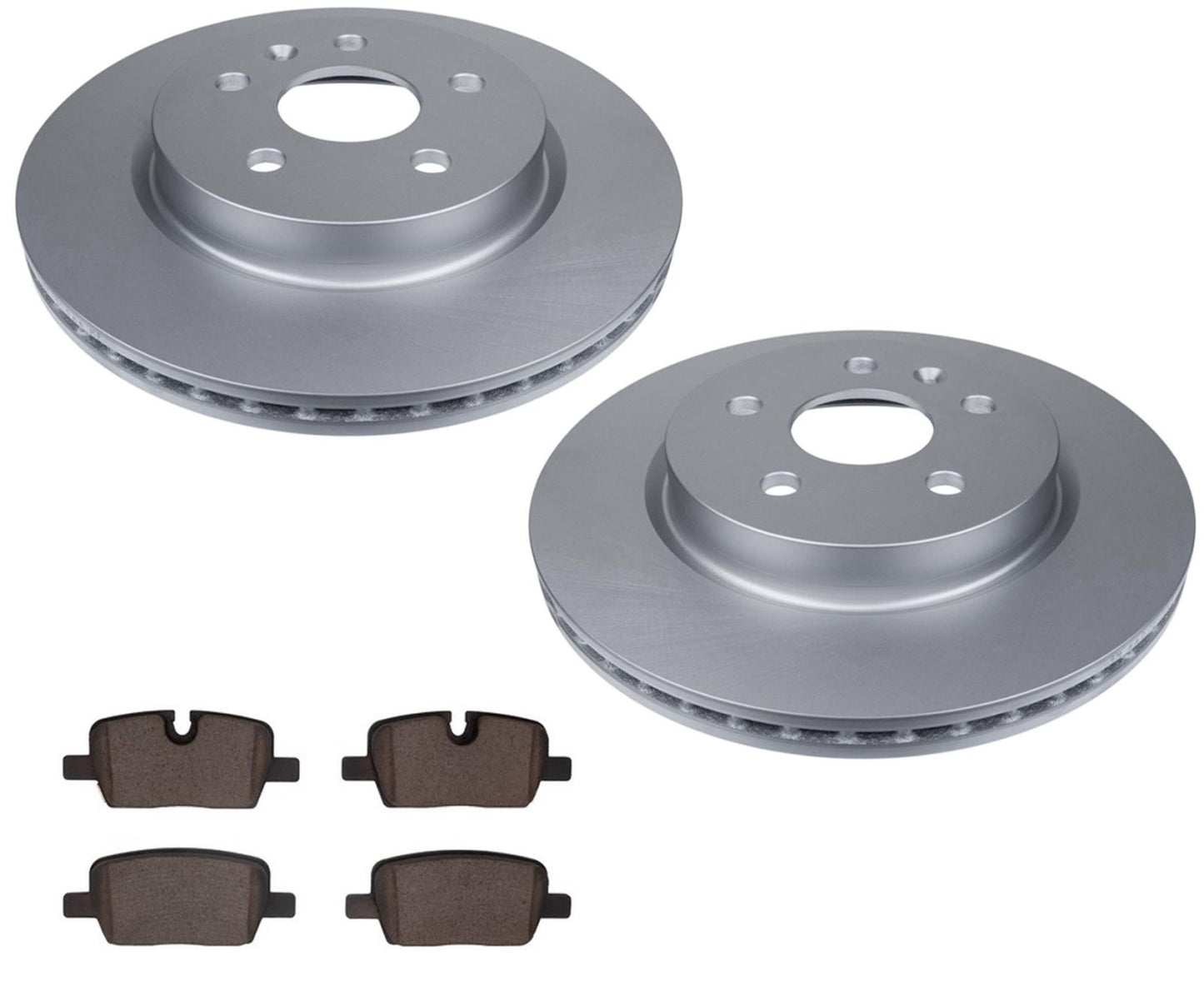 Para Cadillac CT5 2021-2023 Rotores de freno de disco trasero recubiertos y pastillas de freno de disco