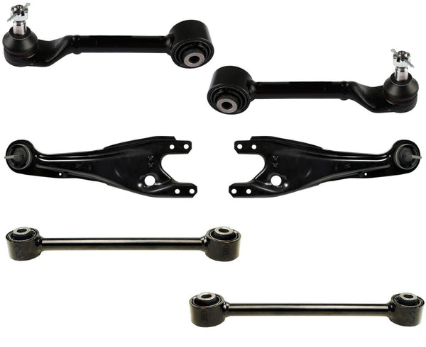 Rear Upper & Lower Control Arms W/ Bushings For Honda Pilot 2003-2008