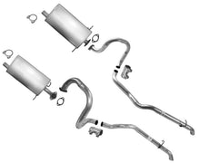 Fits 1998-2002 Lincoln Town Car Dual Exhaust Muffler and Tail Pipes Made in USA