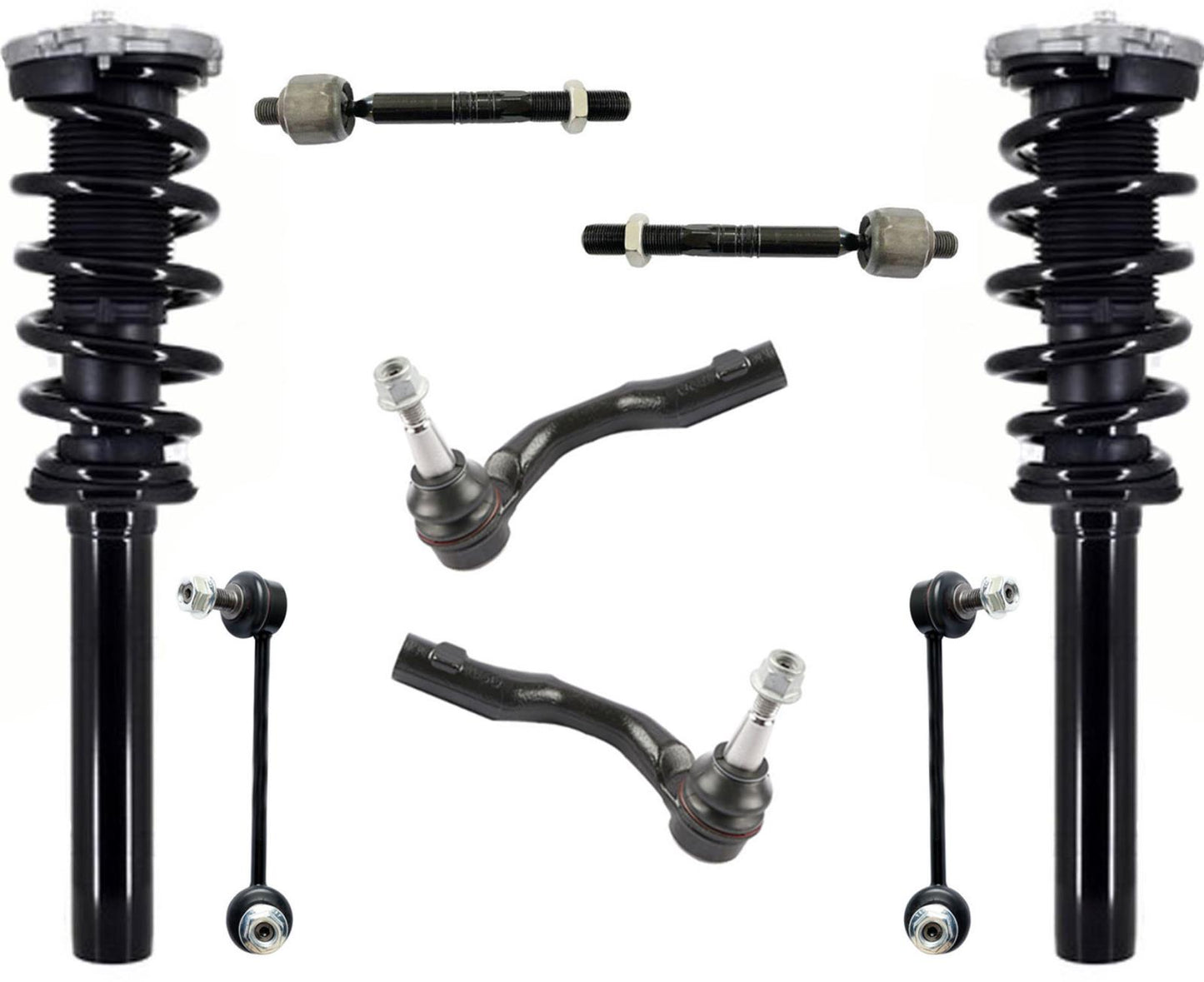 Front Complete Struts Inner Outer Tie Rods & Links For Volvo XC90 T5 2016-2017 - Photo 1
