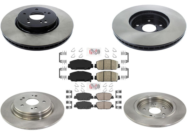 Performance Disc Brake Rotors Disc Brake Pads Hardware For Honda CR-V CRV 17-22