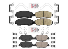 AmeriBrake Pastillas de freno de disco de cerámica premium para Honda CR-V Hybrid 2020-2022