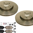 High Performance Carbon Disc Brake Rotors Pads and Shoes For Toyota Sienna 04-10