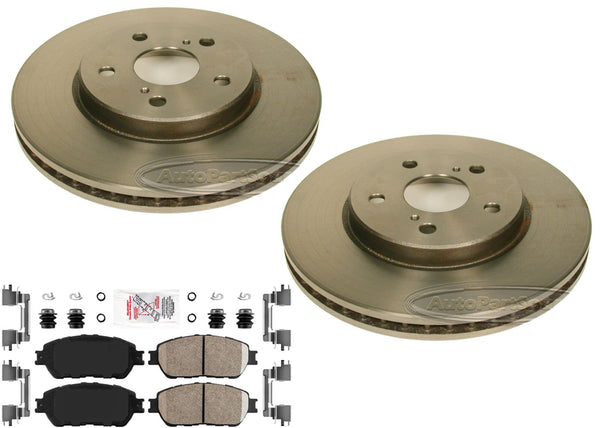 High Performance Carbon Disc Brake Rotors Pads and Shoes For Toyota Sienna 04-10