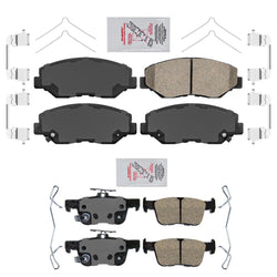 AmeriPro Premium Ceramic Disc Brake Pads for Honda Civic LX 2021