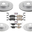 AmeriBrake Coated Brake Rotors Ceramic Brake Pads For Subaru Legacy 2020-2023