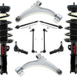 Front Struts Control Arms Tie Rods & Links For Regal 2012 W/O Active Suspension