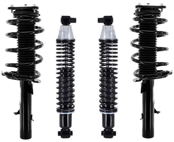F Struts & Rear Shocks Load Leveling Coil Spring For Ford Transit Connect 14-18