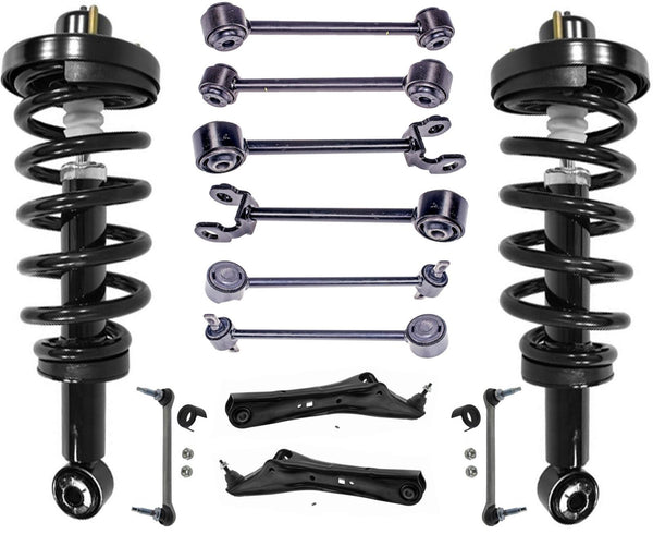 Rear Complete Struts Trailing Control Arms & Links For Ford Expedition 07-2017