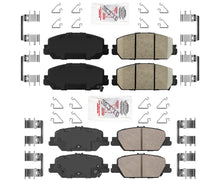 AmeriPro Premium - Pastillas de freno de disco de cerámica para Honda CR-V CRV 2017-2022