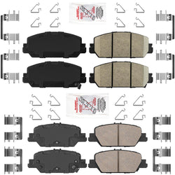 AmeriPro Premium Ceramic Disc Brake Pads Hardware For Honda CR-V CRV 2017-2022
