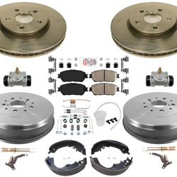 High Performance Carbon Brake Rotors Brake Pads & Shoes For Toyota Sienna 04-10