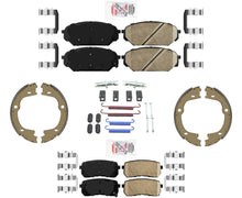 Front & Rear Ceramic Brake Pads & Parking Shoes for Hyundai Veracruz 2007-2012