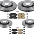 Performance Disc Brake Rotors For Town & Country 12-16 W/ 330MM Dual Piston Cal