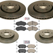 Performance Brake 302MM Coated Rotors & Ceramic Pads For Town & Country 2008-11