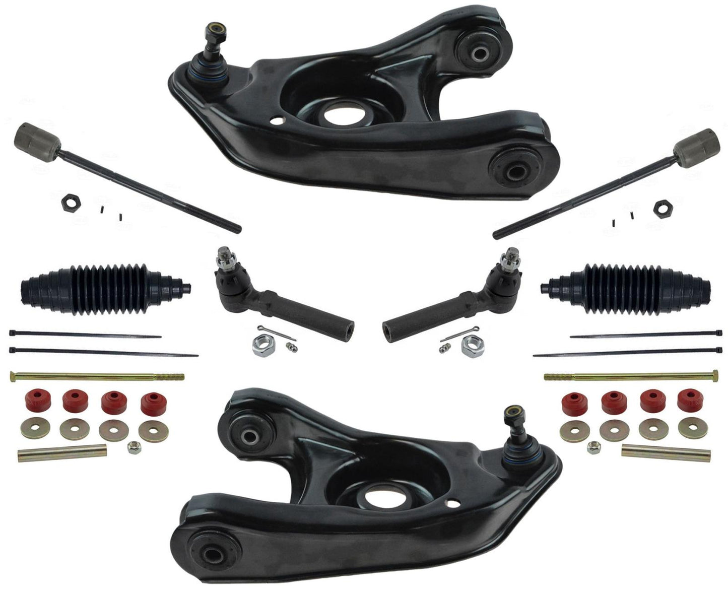 Brazos de control inferiores delanteros, enlaces de barra estabilizadora y tirantes para Ford Mustang 1994-2004
