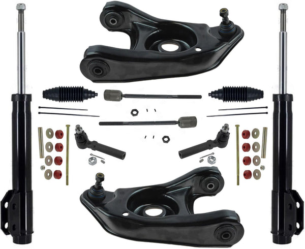 Front Bare Struts Lower Control Arms Tie Rods & Links For Ford Mustang 94-2004