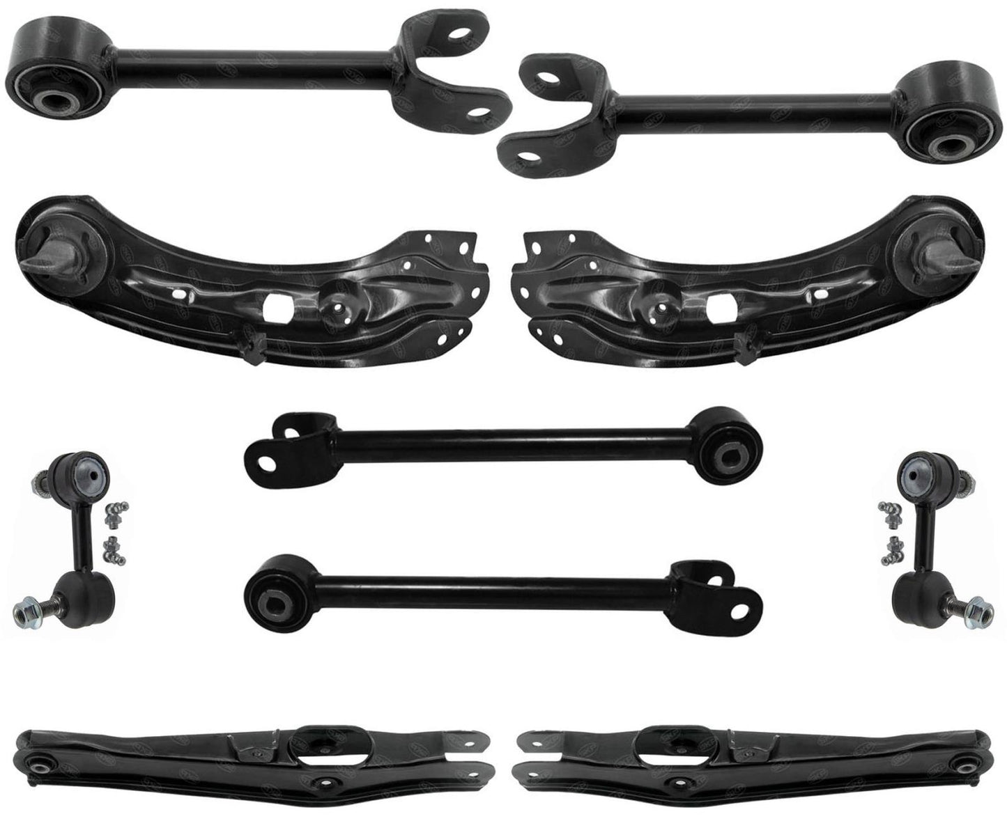 Rear Upper & Lower Control Arm & Sway Bar Link For Dodge Journey 2009 2010