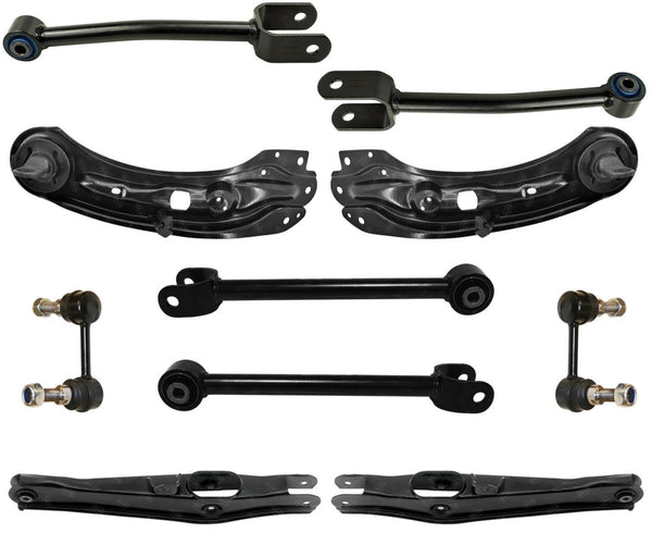 Rear Upper & Lower Control Arm & Sway Bar Link For Dodge Journey 2011-2019